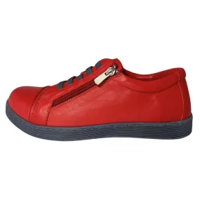 Conti Andreas Chic Jazzy Sneaker with Chilli/Grey Tone for Women