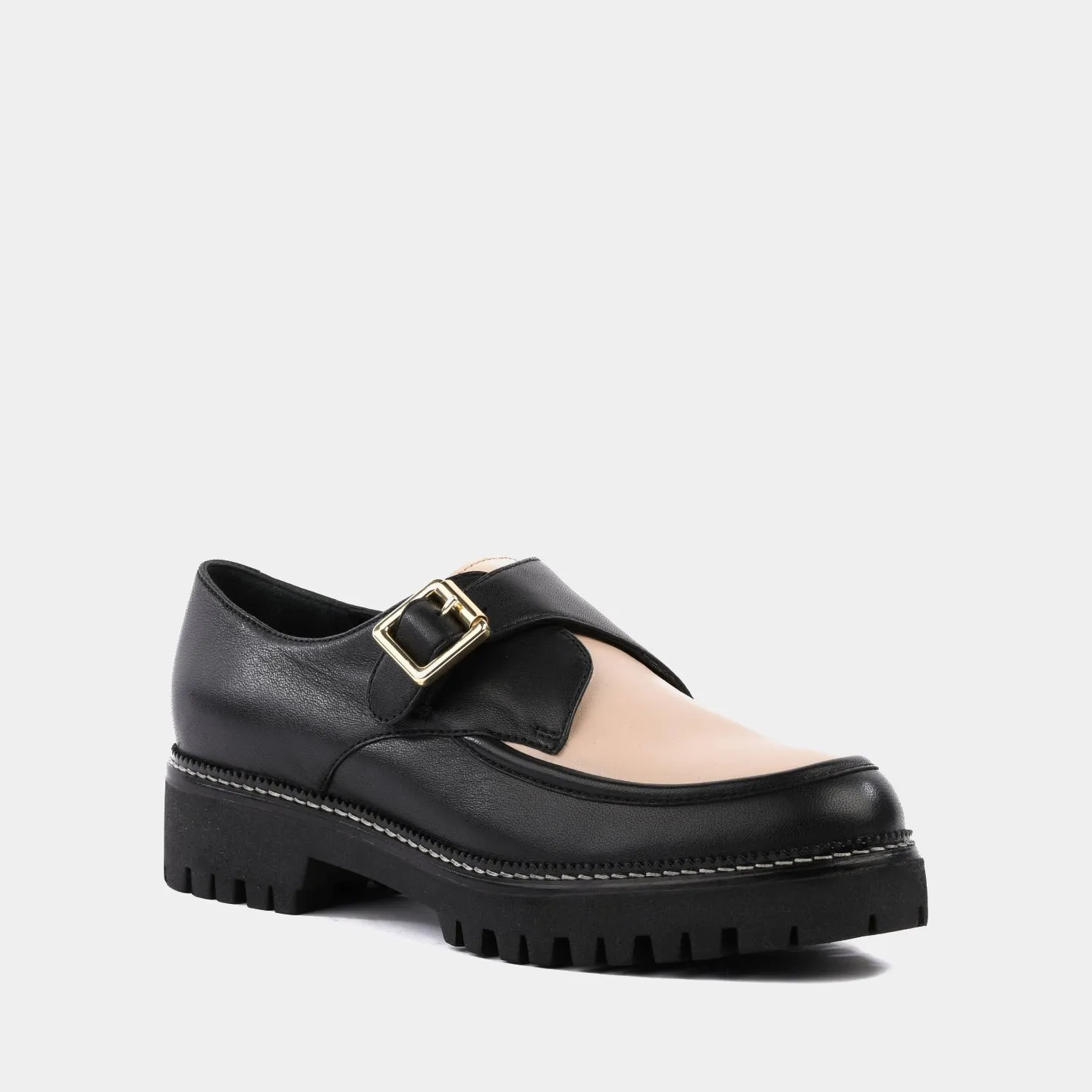 Catch Me Platform Monk Strap Loafer