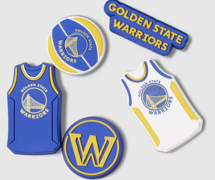 Crocs Jibbitz NBA Golden State Warriors 5 Pack