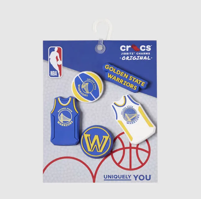 Crocs Jibbitz NBA Golden State Warriors 5 Pack