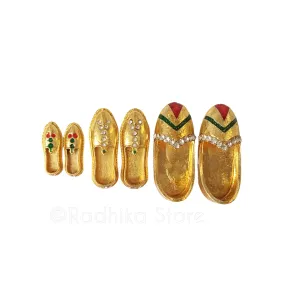 Golden Deity Slippers - Shoes