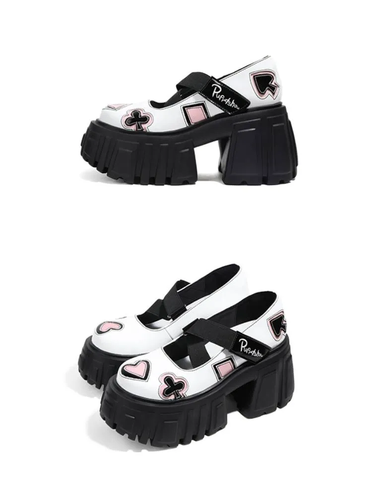 Velcro mary jane shoes【s0000008257】